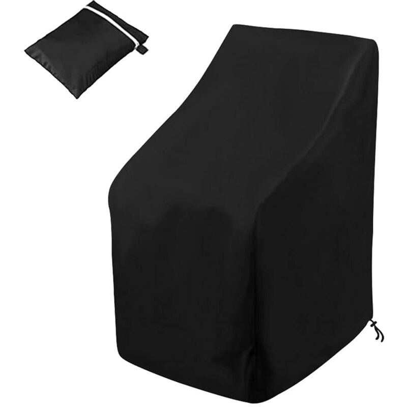 Housse de protection pour chaise d'extérieur - Housse de protection pour meubles de patio 210D - Imperméable et résistante aux uv - 89 x 89 x 120 cm