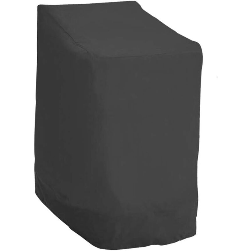 Housse de Protection pour chaises de Jardin empilables de Jardin et Balcon imperméable 210D Oxford résistant à l'eau Protection uv 6565120cm (210D)