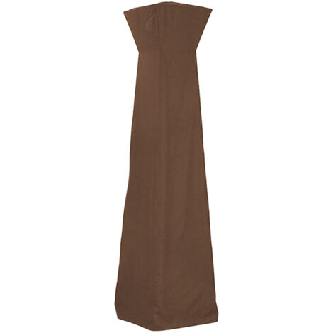 Housse de protection pour chauffage de terrasse extérieur, auvent, housse anti-poussière pour chauffage de terrasse (café, 225 x 81,5 cm)