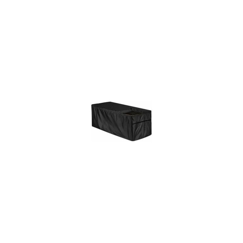 Housse de protection pour coffre de rangement 130 x 60 x 71 cm, housse imperméable pour coffre de rangement de jardin, housse de protection pour banc
