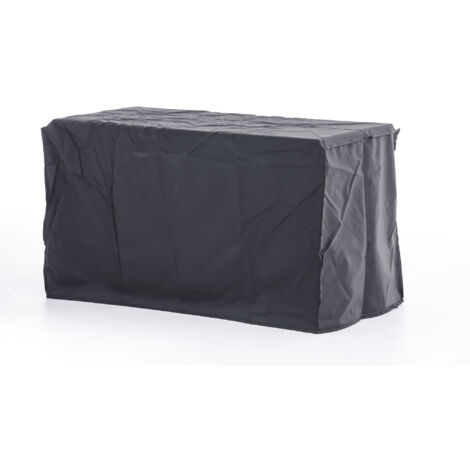 Housse de protection pour coffre de rangement Luxus L noir
