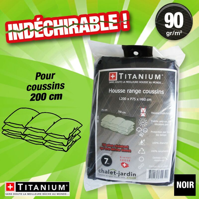 Outiror - housse protection indechirable coussins 200