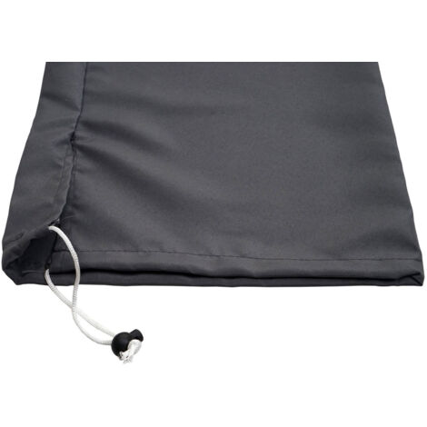Housse de protection pour demi-parasol Parla de 3 m - housse Cover avec cordon de serrage - anthracite