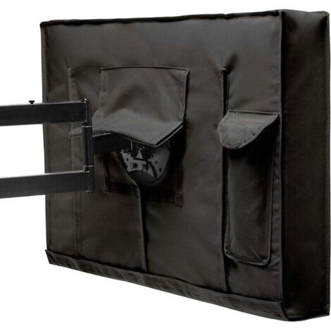 Housse de protection pour écran de télévision résistant aux intempéries - Noir 46-48 Patio Garden