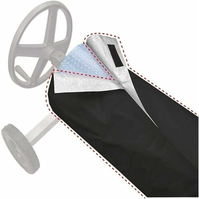 Aafgvc - Housse de Protection pour Enrouleur Solaire pour Piscine, Housse de Protection pour Couverture Solaire pour Piscine, Housse de Protection