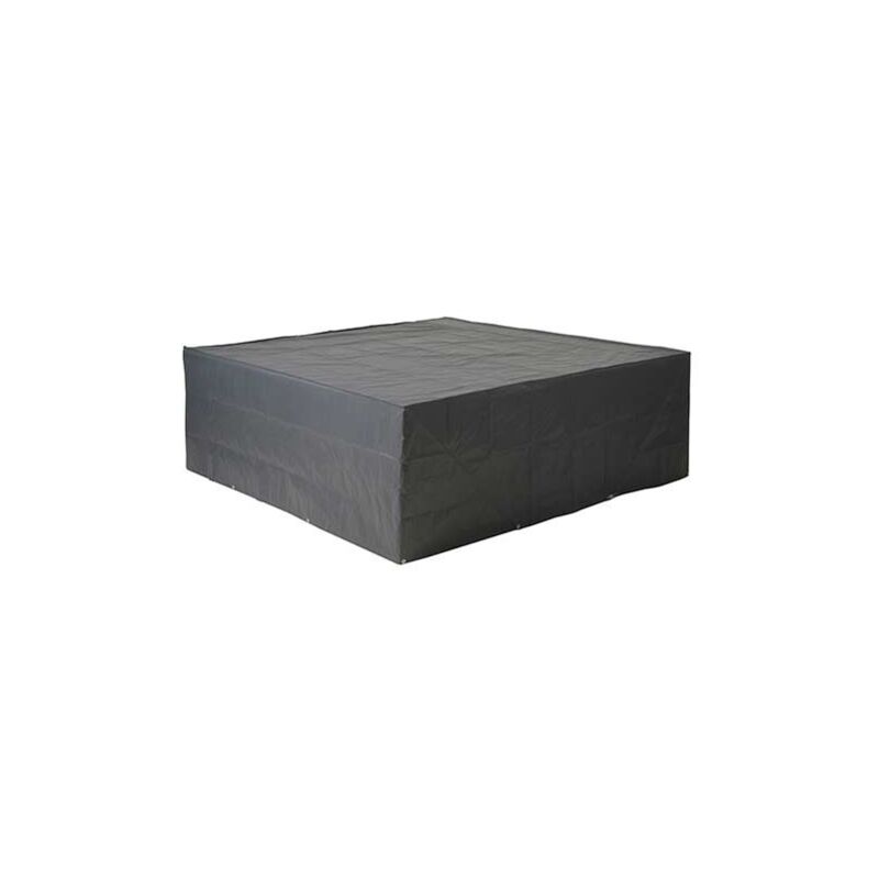 Housse de meubles de jardin pour table et chaises 200x200x70 cm - Nature