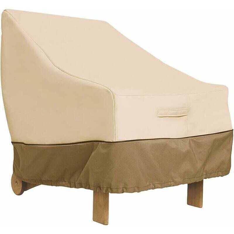 Housse de Protection pour Fauteuil Exterieur Jardin, Housse de Protection pour Chaise Tissu Oxford 210D Etranche, Bache Fauteuil Jardin pour Meubles,