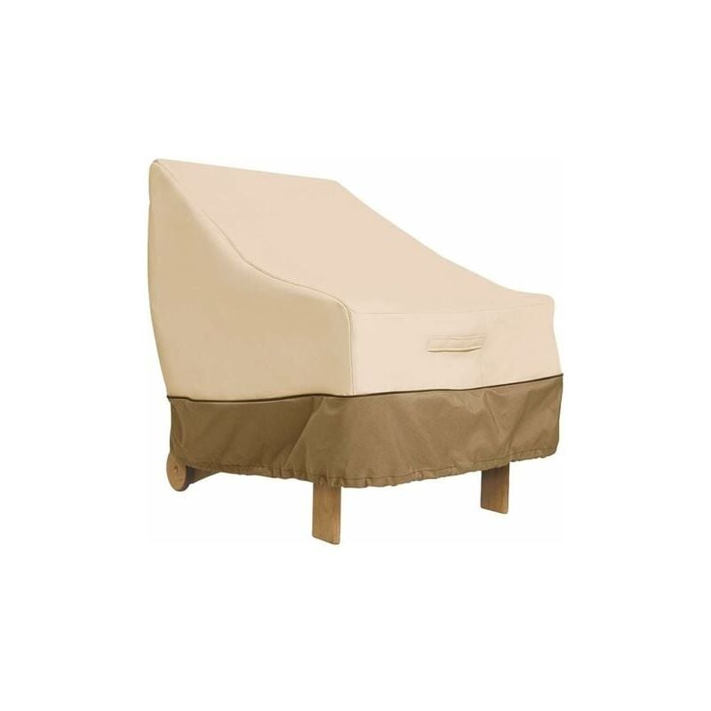 Housse de Protection pour Fauteuil Exterieur Jardin, Housse de Protection pour Chaise Tissu Oxford 210D Etranche, Bache Fauteuil Jardin pour Meubles,