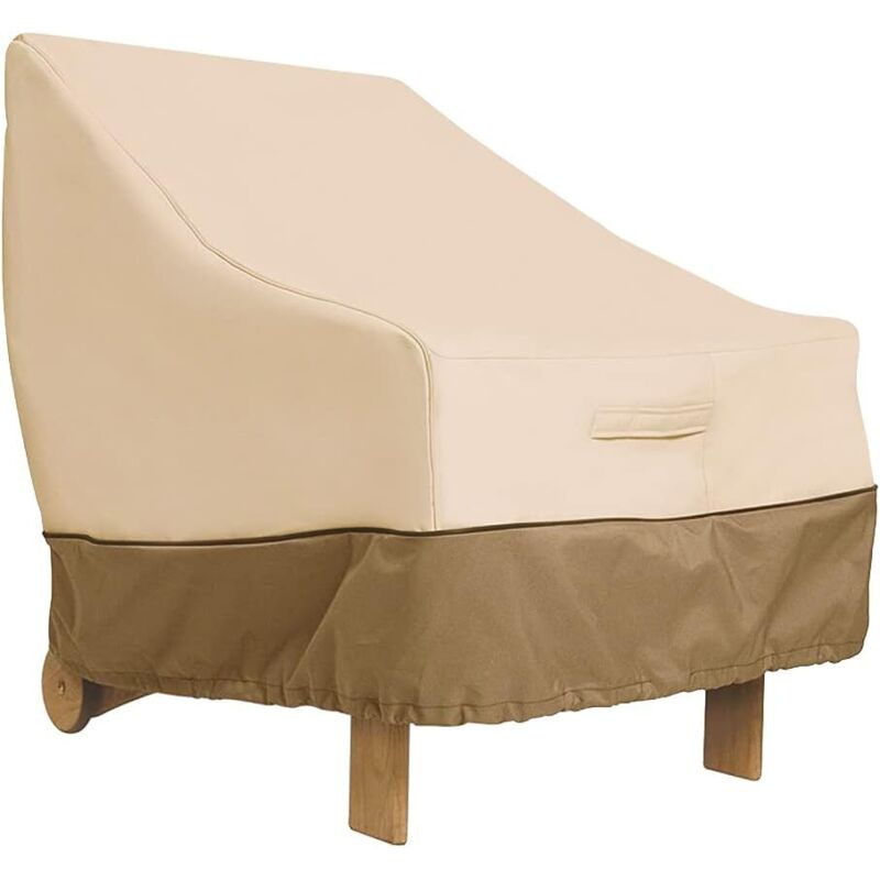 Housse de Protection pour Fauteuil Exterieur Jardin, pour Chaise Tissu Oxford 210D Etranche (80x85 x 91,5 cm)