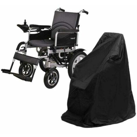Housse de protection pour fauteuil roulant électrique, Imperméable, Anti-UV-100x75x100cm  Noir