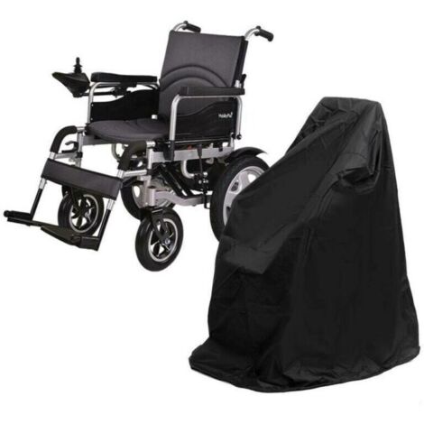 Housse de protection pour fauteuil roulant électrique, Imperméable, Anti-UV-100x75x100cm Noir