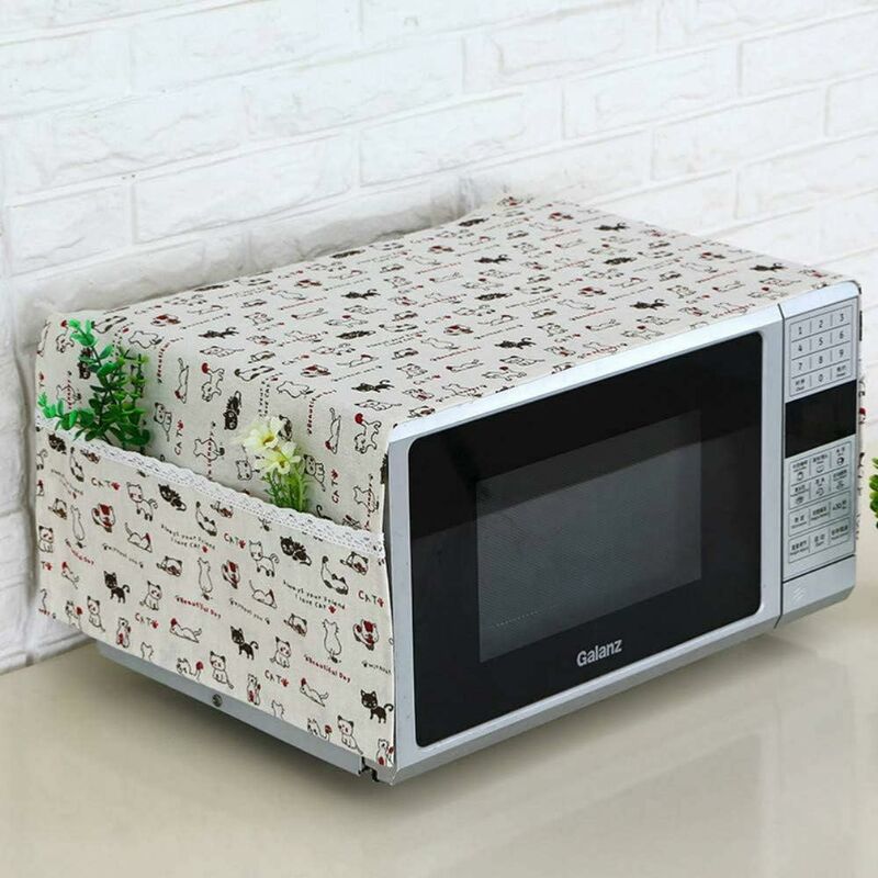 Housse de protection pour four à micro-ondes - Housse de toaster - Housse de décoration de meubles - Housse de protection pour micro-ondes - Housse
