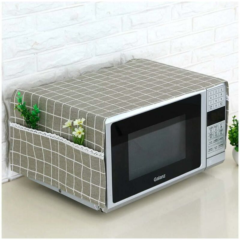 Housse de protection pour four à micro-ondes - Housse de toaster - Housse de décoration de meubles - Housse de protection pour micro-ondes - Housse