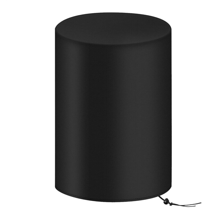 Housse De Protection pour Fût De 200 litres – Imperméable, Robuste Et Résistante, avec Cordon De Serrage Équipement, Mobilier, Jardin, Terrasse,