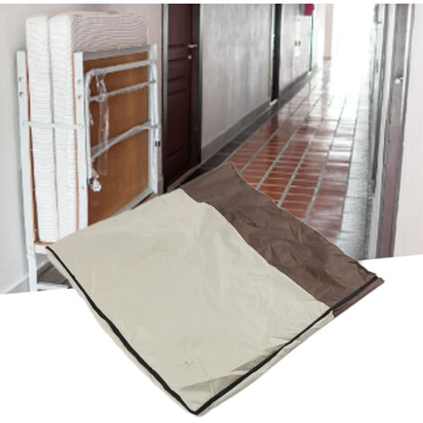 Housse de protection pour lit pliant [102x33x104cm] - Oxford 210D imperméable et anti-poussière avec sac de rangement incl