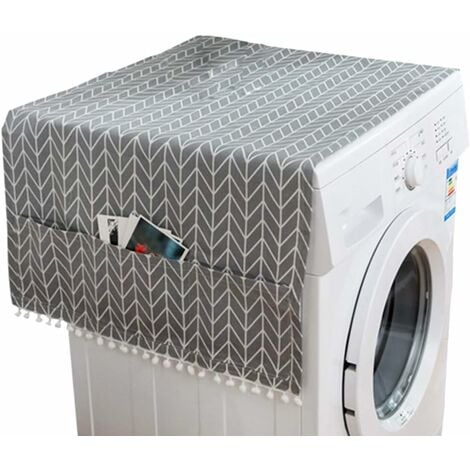 HomePrepCo Housse de protection brodée pour machine à laver Laundry Noir -   France