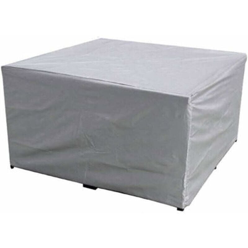 Housse de protection pour meubles de jardin - 150x150x75 cm - Tissu en polyester imperméable - Pour table et chaises de jardin - Anti-UV - Pour table