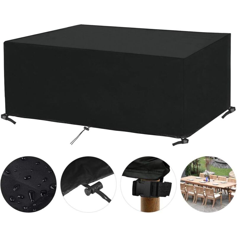 Housse de protection pour meubles de jardin housse imperméable et respirante bâche pour meubles de jardin housse de protection pour tables de jardin,