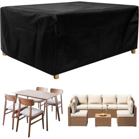 Housse de protection pour meubles de jardin - Résistante à l'hiver - 170 x 97 x 71 cm - Imperméable - Avec ouvertures d'aération - En tissu Oxford - Pour tables de jardin, tables de terrasse