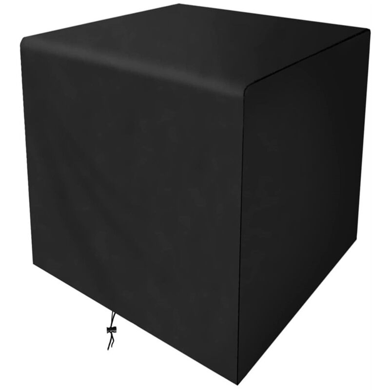 Housse de protection pour meubles, housse anti-poussière pour canapé, imperméable, pliable, respirante, pour meubles, tables, chaises, noir-8060110cm