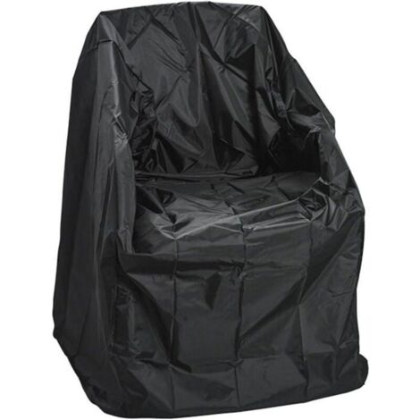 Housse de protection pour mobilier de jardin, adaptée aux chaises empilables, dimensions 65x65x120/80 cm.