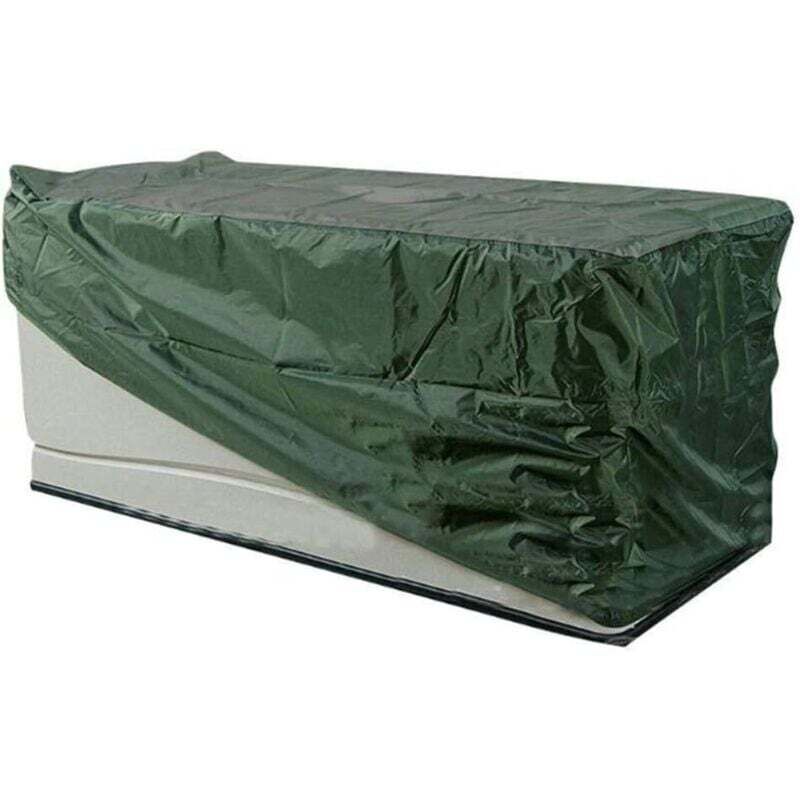 Housse de protection pour mobilier de jardin, Oxford 210D, imperméable et anti-poussière (vert, 123 x 62 x 55 cm)