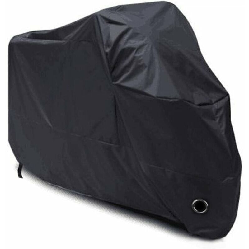Housse de Protection pour Moto imperméable, résistant au Froid et intempéries 190T Noir Protège de la poussière - m 200x90x100cm