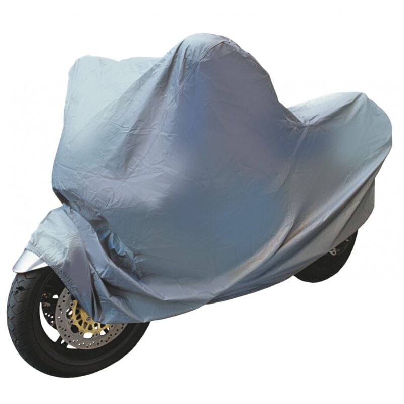 Bâche de protection pour moto - extérieur - 229 x 99 x 125 - Gris