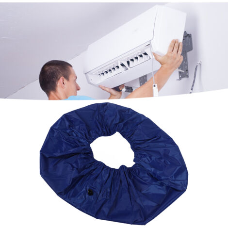 Housse de Protection pour Nettoyage Climatiseur PVC Élastique 2m Tuyau Drainage