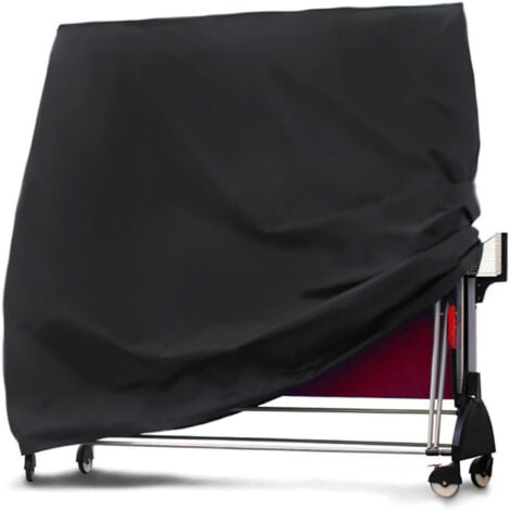 Housse de Protection pour Pable de Ping-Pong 210D Oxford 165x70x185cm Noir FUIENKO