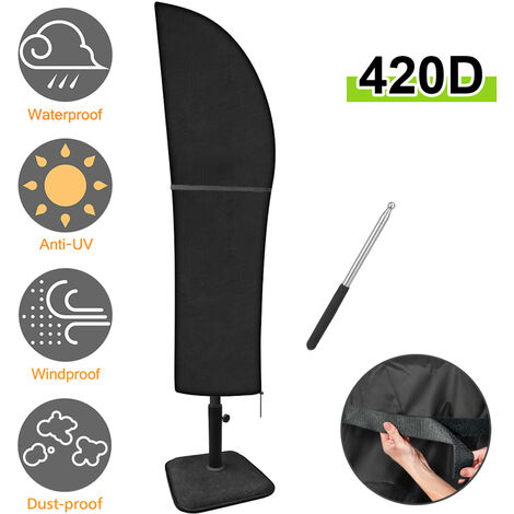 Housse de protection pour parasol 420D 265 x 70 cm Jmax