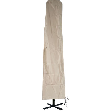Housse de protection HHG pour parasol jusqu'à 4 m, gaine de protection avec zip ~ vert