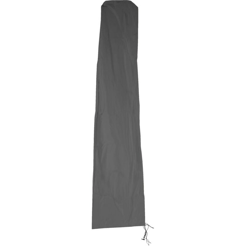 Jamais utilisé] Housse de protection HHG pour parasol déporté 4,3m/3x3m, fermeture éclair, anthracite
