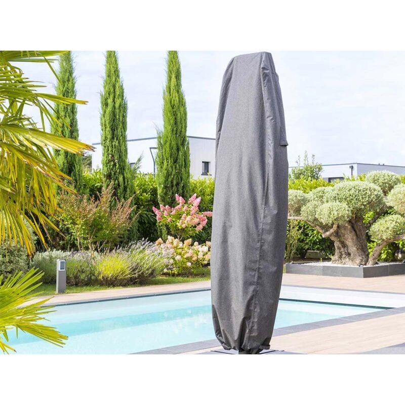 Housse de protection Hambo pour parasol décentré S 210x60x30cm en polyester - Hespéride