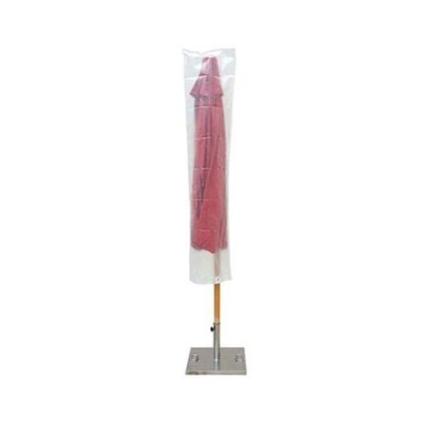 RIBILAND Housse transparente de parasol droit