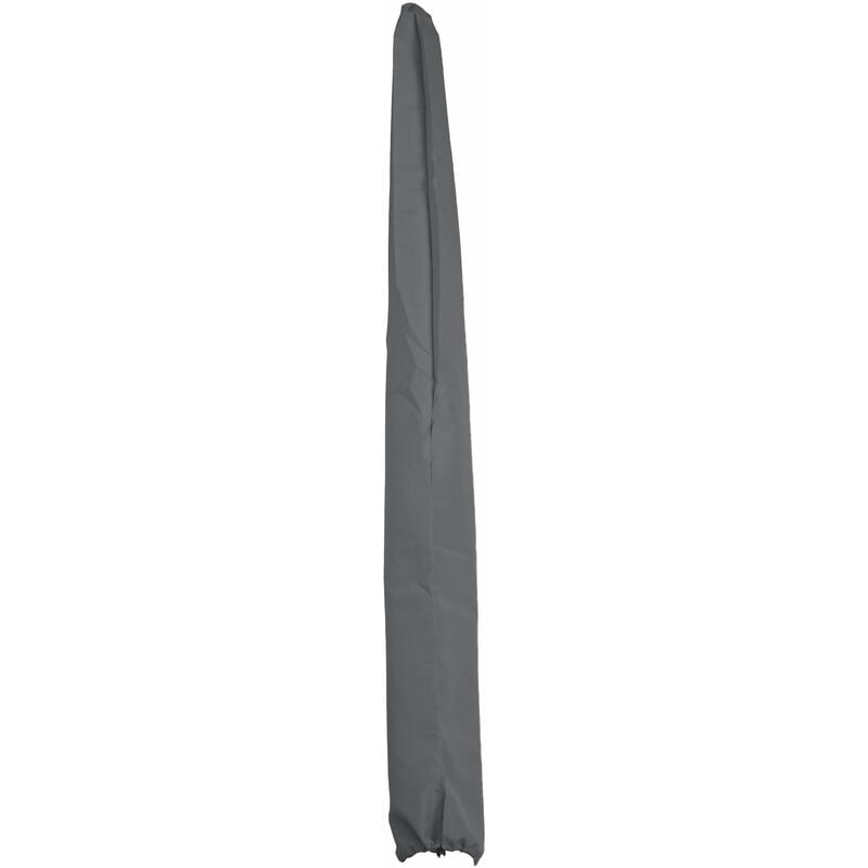 HHG - Housse de protection pour parasol en aluminium N23 2x3m, housse Cover avec cordon de serrage anthracite - grey