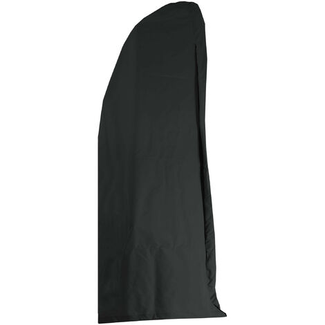 Housse de protection pour parasol HWC-D14 jusqu'à 3m - housse de protection Cover avec fermeture éclair - anthracite