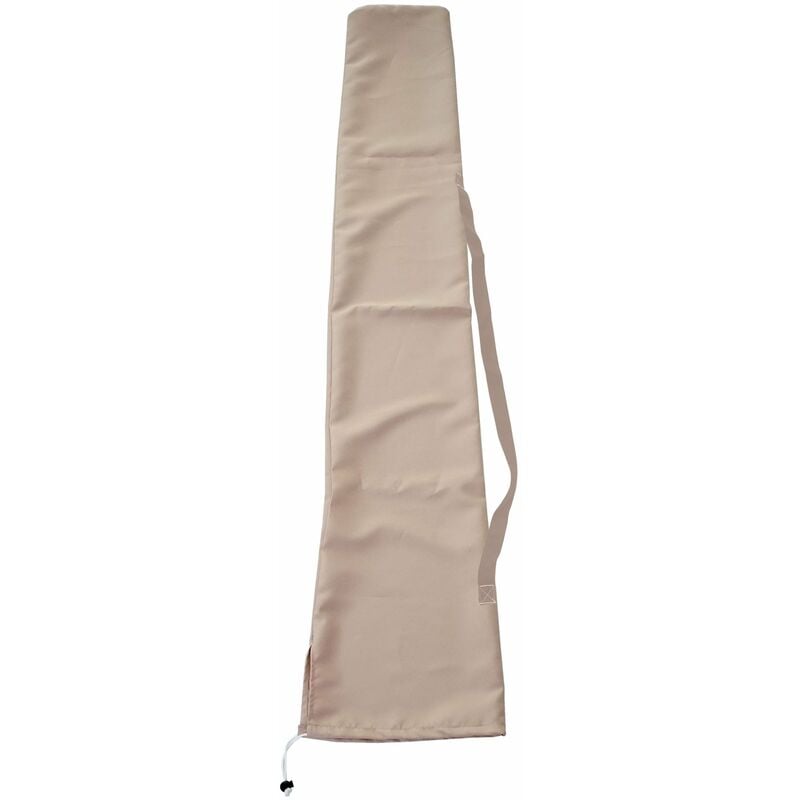Housse de protection pour parasol jusqu'à 3x4m avec cordon de serrage crème - crèmem