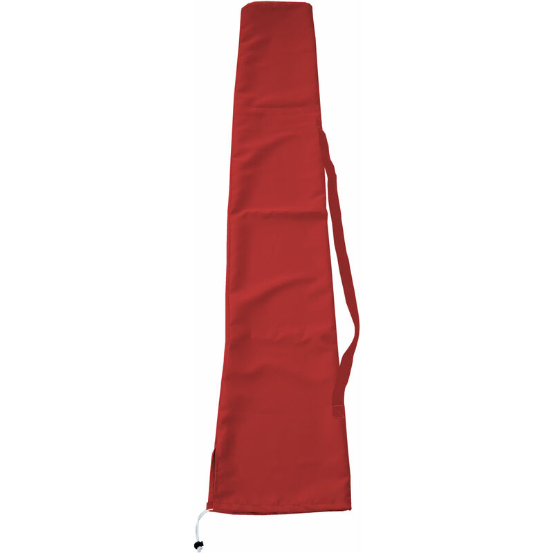 HHG - Révetement pour parasol jusqu'à 3x4m, revêtement avec cordon de serrage bordeaux - red