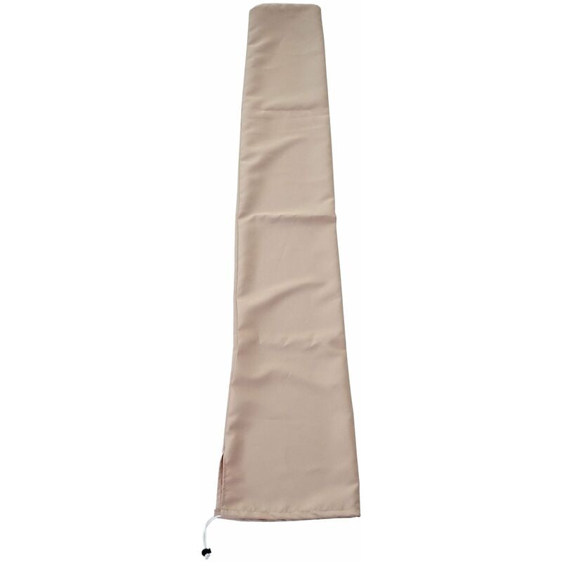 Housse de protection pour parasols jusqu'à 3m, housse avec cordon de serrage crème