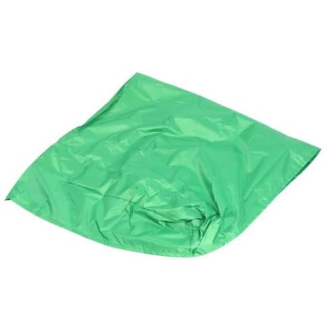 Housse de protection pour petite piscine carrée portable, couverture de jardin verte.