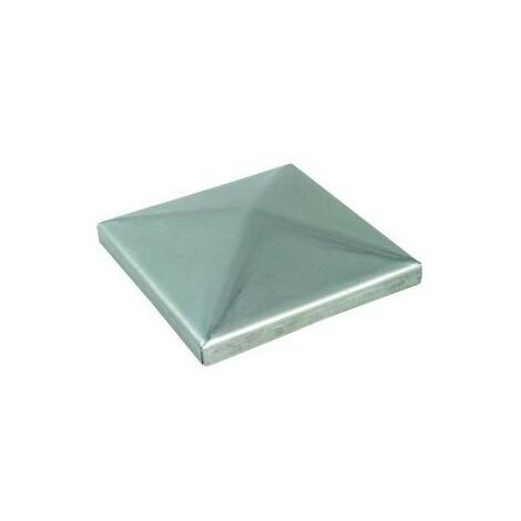 Housse de protection pour pilastre en acier galvanisé, carrée, épaisseur 1,5 mm, 60x60 mm
