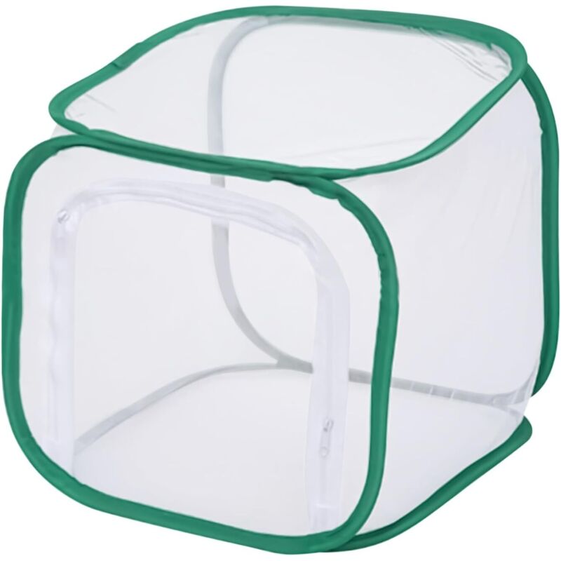 Housse de protection pour plantes en maille, tente de jardin pliable et escamotable, protection respirante pour plantes, transmettant la lumière,
