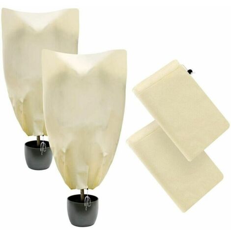 Housse de Protection pour Plantes,Housse Protection Plante Hiver,Voile D'hivernage Plante,Protection Hivernale pour Plantes, 2 Pack,10080 CM ＆ 8060 CM