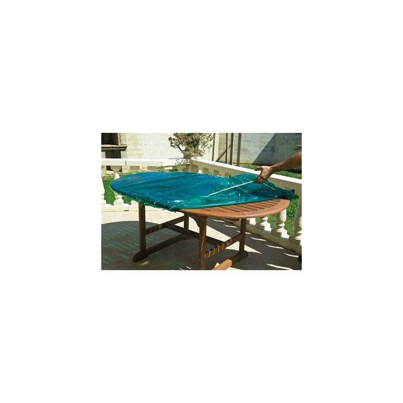 Heliotrade - Housse de protection pour plateau dessus de table ronde exterieur diam 120 cm