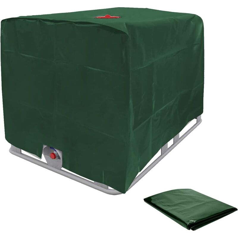 Housse de protection pour réservoir d'eau 1000 l pour cuve IBC - 120 x 100 x 116 cm