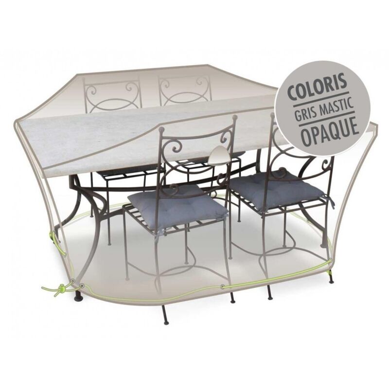 Housse de protection pour ensemble table + chaises Cover Line Jardiline - 190 x 120 x 70 cm