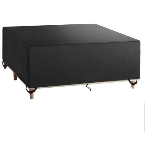 Housse de protection pour salon de jardin 200 x 100 x 75 cm, étanche et robuste en tissu Oxford 600D, housse de protection pour table de jardin extérieure, résistante au vent