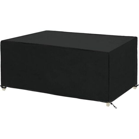 Housse de protection pour salon de jardin – Imperméable en tissu Oxford 180x120x70cm – Résistante aux UV et déchirures – Sangles réglables