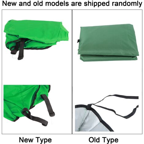 Housse de protection pour siège de balançoire 3 places - Polyester imperméable 190T - 150x50x10cm - Housse de coussin pour hamac de jardin (Vert)